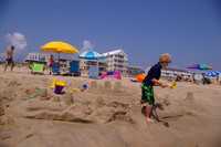 Ben's sand castle