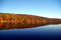 Fall lake scene