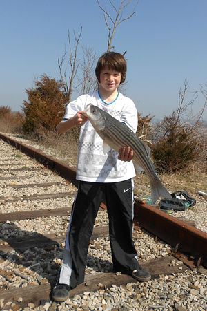 Nick with another Striper